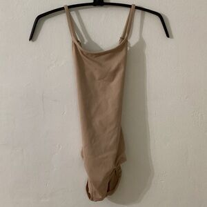 Eurotard V-Back Nude Leotard/Bodysuit with Adjustable Straps